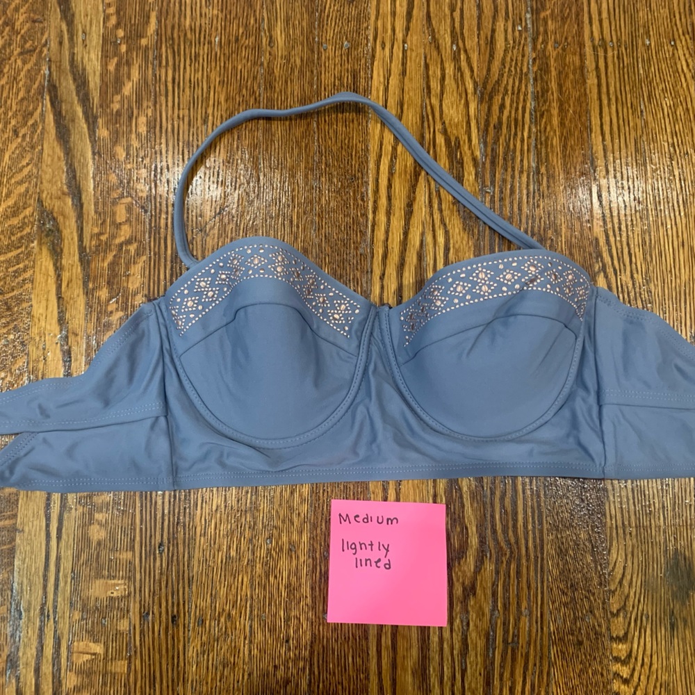 Bikini top in grey